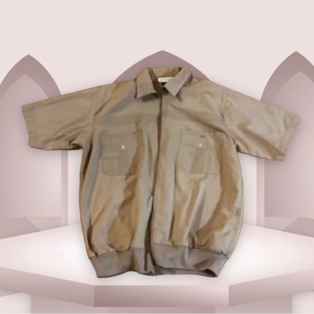 Simon Senen The Palace Roy Fine Menswear Jacket short sleeve zipper up size M